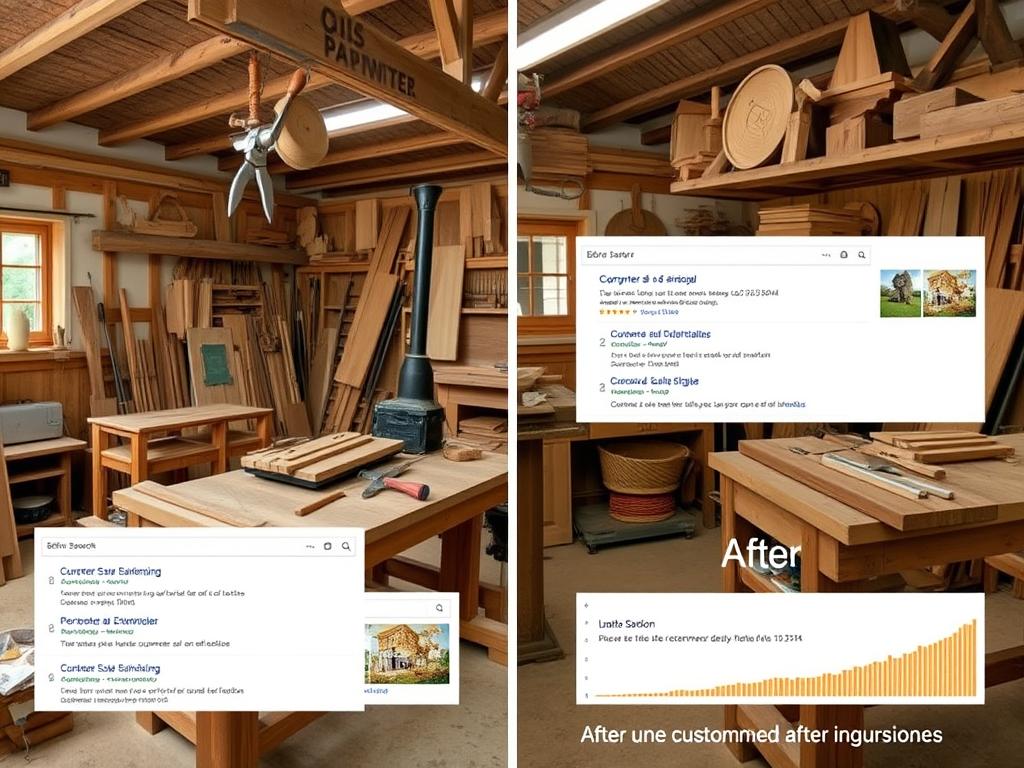 Artisan menuisier en Ariège ayant développé sa clientèle grâce au référencement naturel