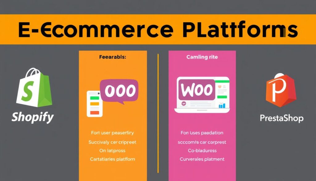 Comparaison des plateformes e-commerce pour boutique en ligne