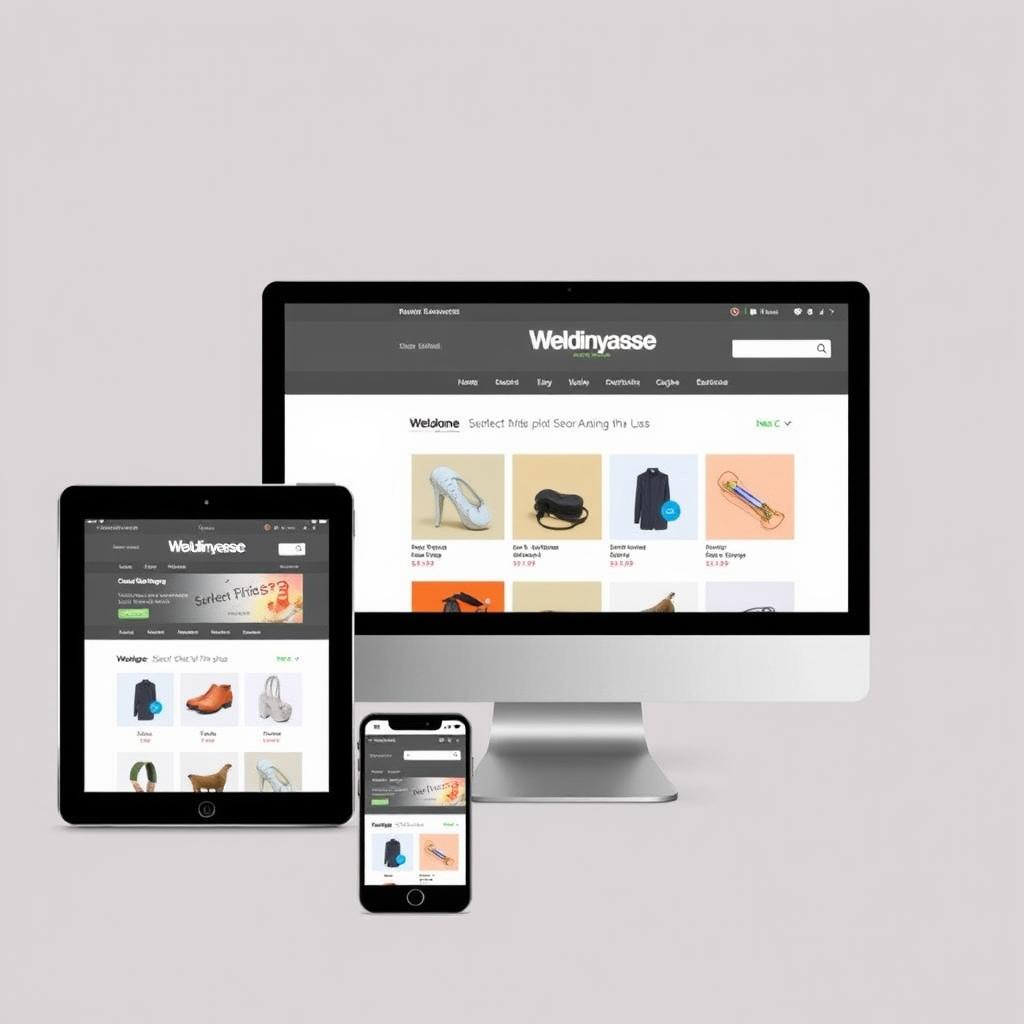 Design responsive d'une boutique en ligne sur différents appareils
