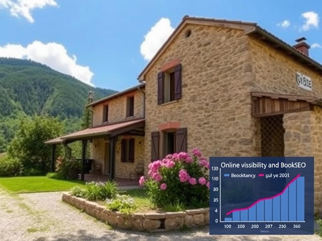 Gîte rural en Ariège ayant amélioré sa visibilité grâce à une stratégie SEO locale