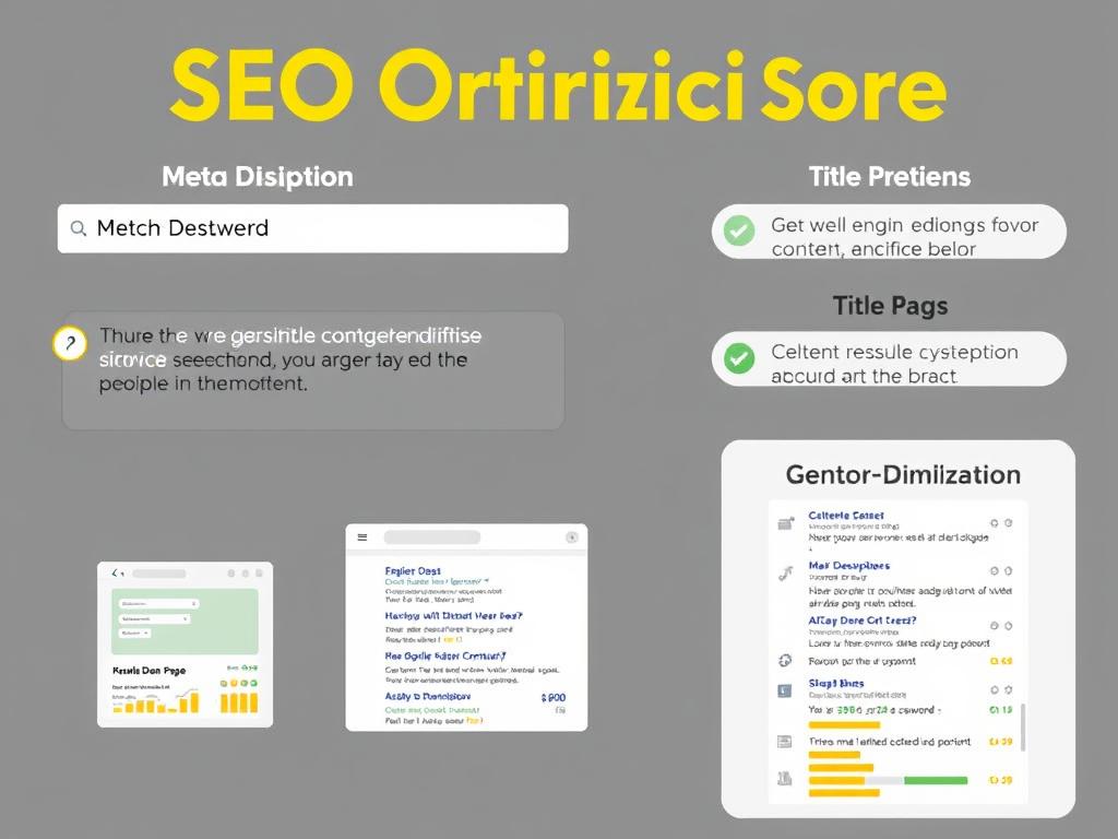 Optimisation SEO d'une boutique en ligne avec mots-clés et méta-descriptions