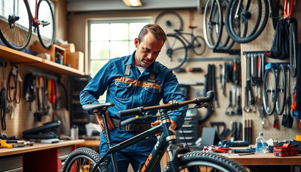 réparateur de vélo