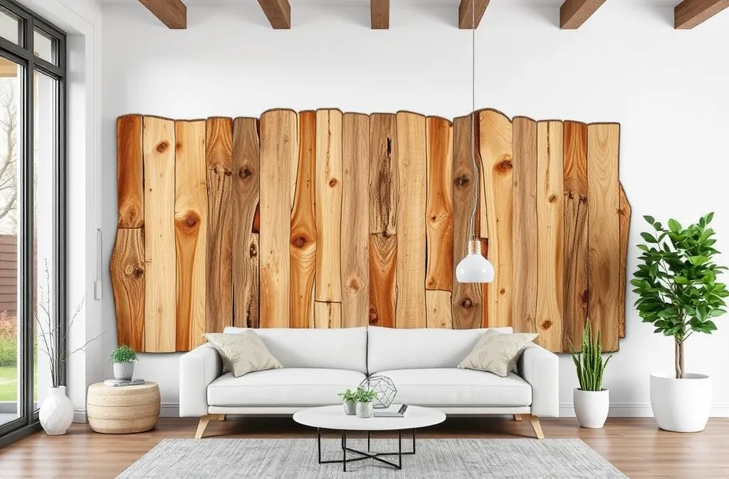 Panneau mural bois décoratif intérieur : la touche naturelle et design pour vos murs