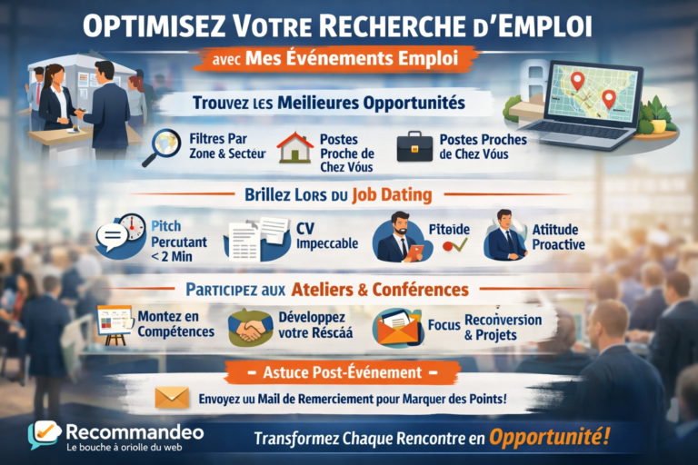 Guide emploi 2026 | Réussir vos salons et job dating